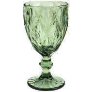 Taça Avulsa 350ml de Vidro Diamond Verde